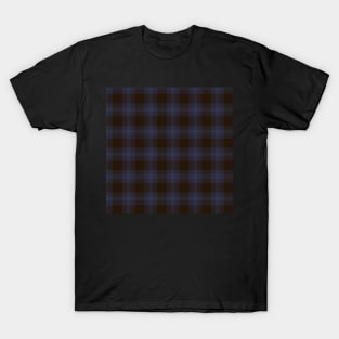 "Zaria" Plaid by Suzy Hager      Blue & Brown Plaid T-Shirt